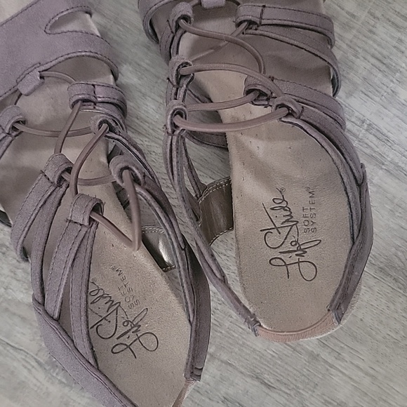 Life stride soft system wedge copper brown sandals - Picture 3 of 3